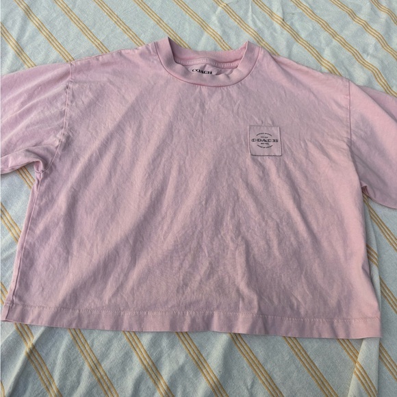 Coach Light Pink Tee - Picture 1 of 9